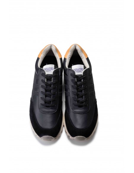 SNEAKER PANTHER JOGGING SL BLACK PTJ-0023 MADE IN JAPAN SNEAKER PANTHER JOGGING SL BLACK PTJ-0023 MADE IN JAPAN